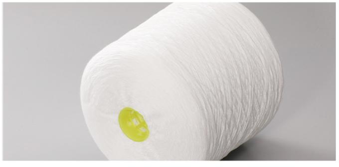 Dty 100D 75D 36F Twist Full Dull 100% โพลีเอสเตอร์ ยาง สปันขาว ยืดหยุ่นสูง 5