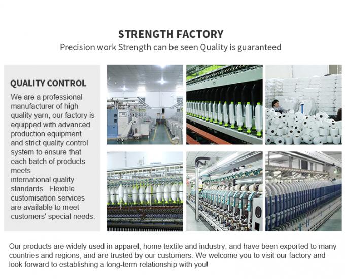 Dty 100D 75D 36F Twist Full Dull 100% โพลีเอสเตอร์ ยาง สปันขาว ยืดหยุ่นสูง 9