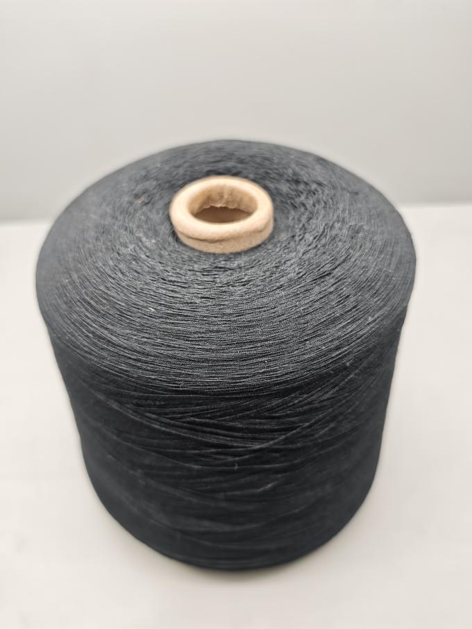 20s/2 สีดํา Preoxidized สายใยคาร์บอน ยืดเพลิง LOI 40+ สําหรับการหมุน 1