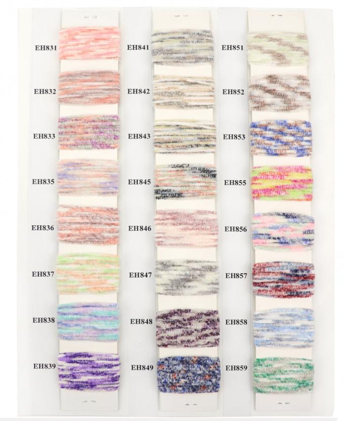 Yarn de poliéster teñido de cheniles super gruesos para tejer a mano 2