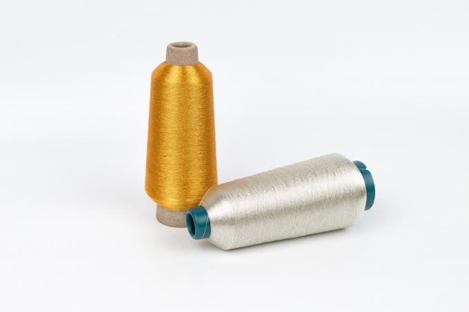 Mx Ms สี สายโลหะ Lurex สายขีด สายโลหะสําหรับการเย็บ 0