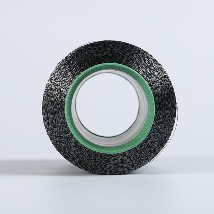 100% FDY แสงสว่าง 150D ไดมอนด์ยาง สีดํา โพลีเอสเตอร์ เนื้อเยื่อยางสําหรับฉลาก 2