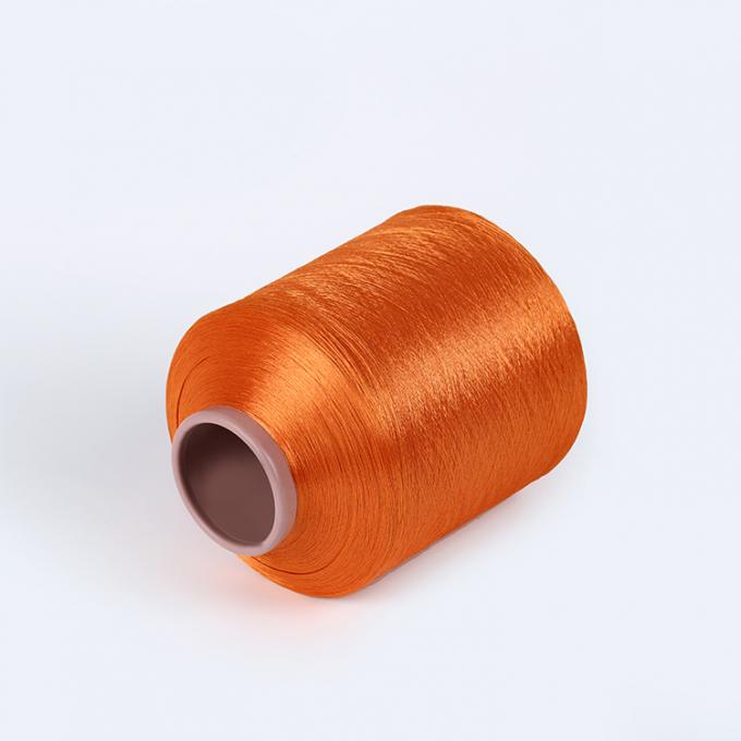 สายใยพอลิเอสเตอร์เพชรสว่าง 75/36 สีขาว Tex Fdy สําหรับผ้า 2