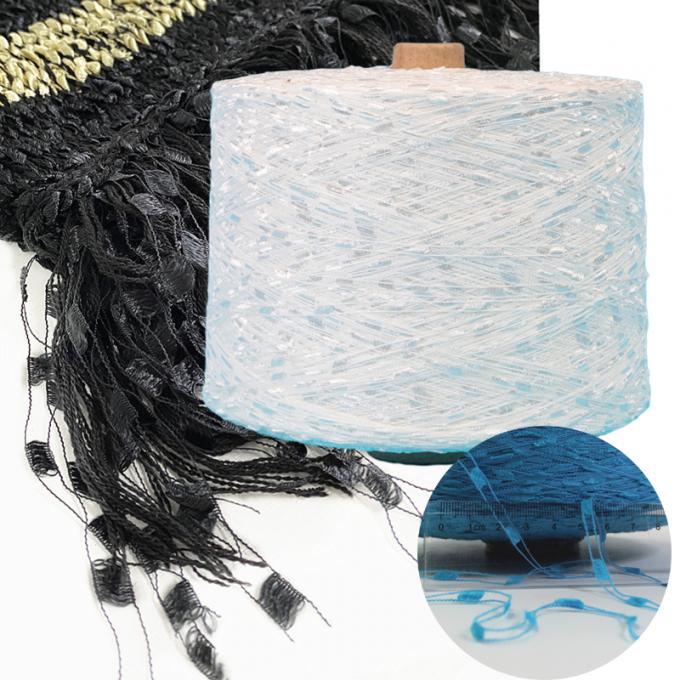 สายใยพอลิเอสเตอร์เพชรสว่าง 75/36 สีขาว Tex Fdy สําหรับผ้า 13