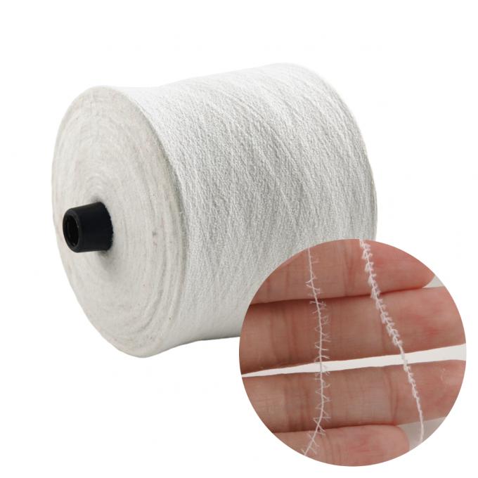 สายใยพอลิเอสเตอร์เพชรสว่าง 75/36 สีขาว Tex Fdy สําหรับผ้า 14