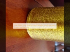 150d 5000y 128g Untwist Rayon ใยโลหะเย็บเส้นสําหรับเครื่อง